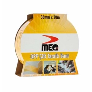 MEG OPP ÇİFT TARAFLI BANT 36MMX20M 7546