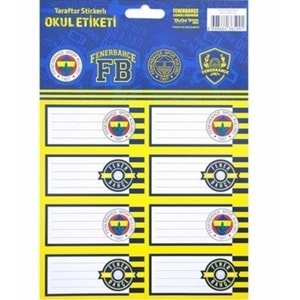 FENERBAHÇE OKUL ETİKETİ 3YP 729273 *25