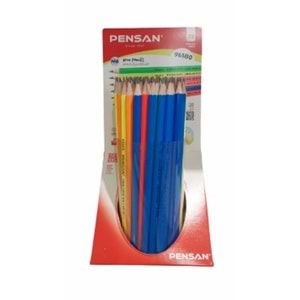 PENSAN NEON RENK KURŞUN KALEM 72Lİ 96180 1814 1807 *24