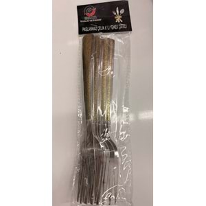 ERKAYA YEMEK ÇATALI DESENLİ PSLNMZ 6LI ERK-8032 *100