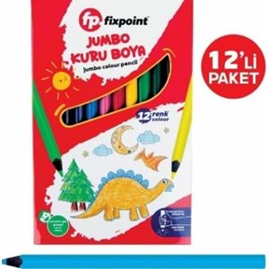 FİXPOİNT JUMBO KURU BOYA P-0813 *12