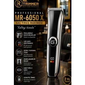 MR.TRIMMER TRAŞ MAKİNESİ MR-6050X *40