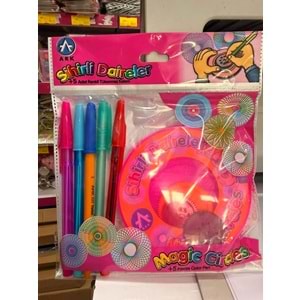 ARK SİHİRLİ DAİRELER VE KALEM SET 983 9831