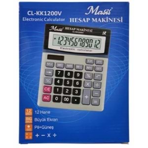 MASİS HESAP MAKİNESİ CL-KK1200V *30 *60