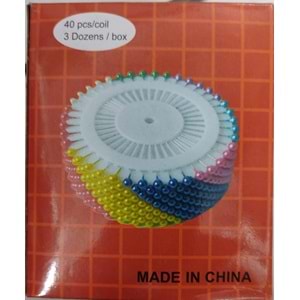 MLS COLOR PINS SİLİNDİR İĞNE SETİ 6038 *36