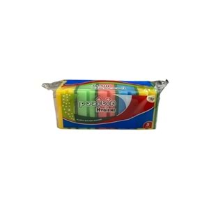 POZİTİF OLUKLU 5 Lİ SÜNGER KOD: 804 *36