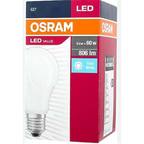 OSRAM 8,5 WATT LED AMPUL *10