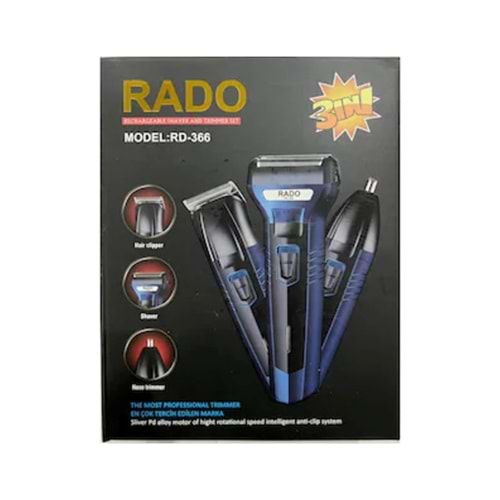 RADO 3 BAŞLIKLI TRAŞ MAKİNESİ RD-366