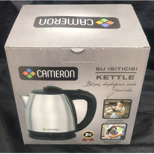 CAMERON ÇELİK KETTLE 2 LT CM-110