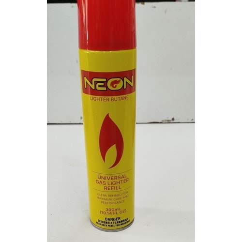NEON ÇAKMAK GAZI 300 ML M6502 *12