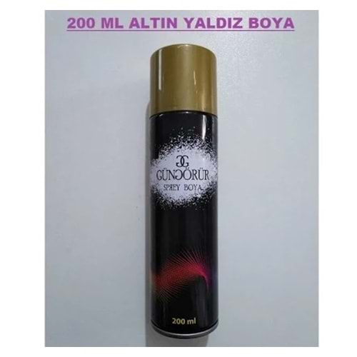 SPREY BOYA ALTIN YALDIZ SARI 200 ML *30