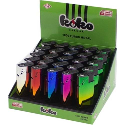 KOKO TURBO METAL ÇAKMAK 1800 *25