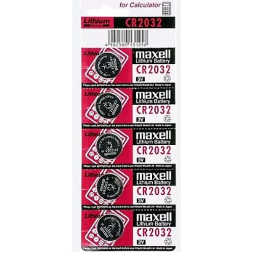 MAXELL CR2032 3V LİTHİUM PİL *5 *100*