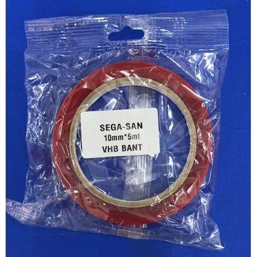 SEGA-SAN SİLİKONİZE BANT 18MM*5MT