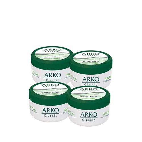 ARKO 250 ML NATURAL KLASİK KREM *4 !!!!!!!