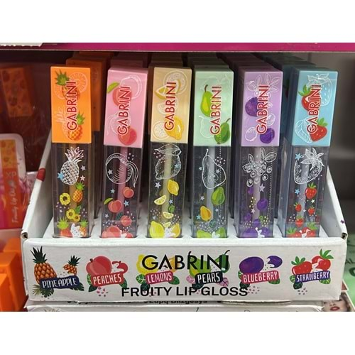 GABRİNİ FRUITY LİP GLOSS MEYVELİ 7623 *36