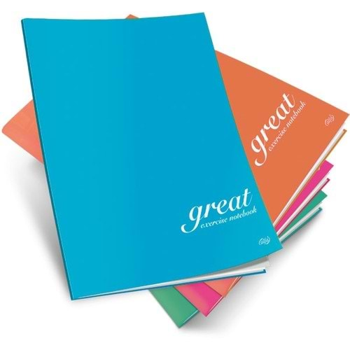 100/1 A-4 PLASTİK KAPAK DEFTER(GREAT) *12 *4