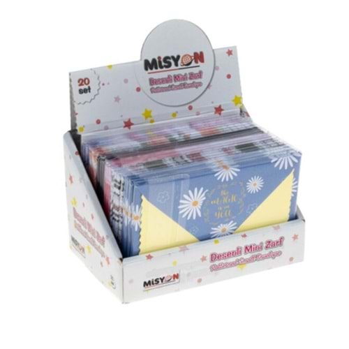 MSYN DESENLİ ZARF 5 Lİ TAKIM MSY-0782 *20