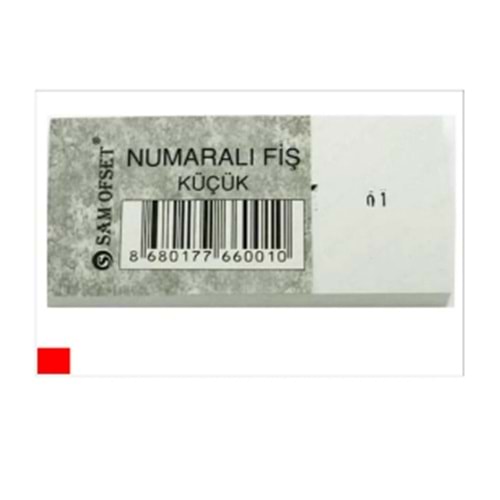 SAMOFSET KÜÇÜK NUMARALI FİŞ *36