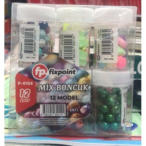 FİXPOİNT BONCUK MİX P-0134 *12