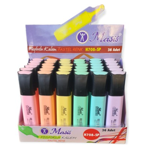MASİS FOSFORLU PASTEL KALEM H708-SP *36