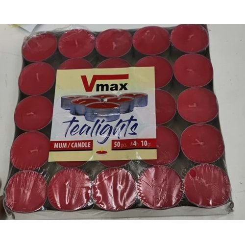 VMAX TEALİGHTS MUM 50 Lİ 1791 1678 1654