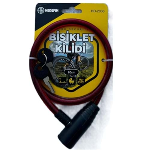 HEDEFİM BİSİKLET KİLİDİ 80 CM HD-2030