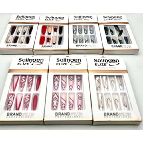 SOLİNGEN ELİZE DESENLİ TIRNAK SLG1MHS *12