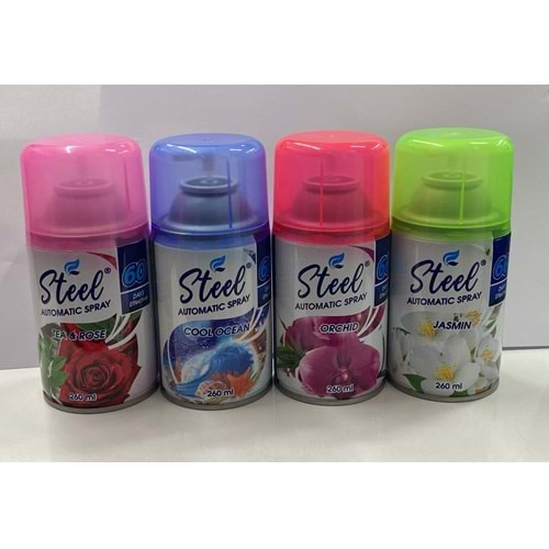 STEEL ODA SPREYİ YEDEĞİ ÇEŞİT 260 ML *24