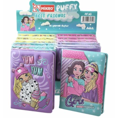 MİKRO PF-90 PUFFY NOT DEFTERİ 96 YP. *12