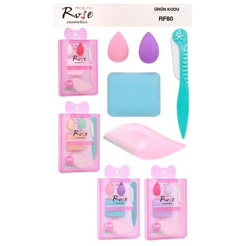 ROSE RF80 USTURA VE SÜNGER SETİ 5Lİ *12