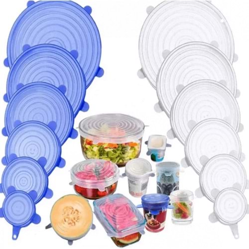 OSKR SİLİKON KAPAK RENKLİ 6LI 376