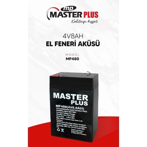 MASTERPLUS 4V8AH KURU AKÜ MP480