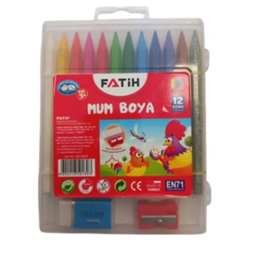 FATİH MUM BOYA 12RENK 50130 1310 /F *12