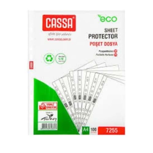 CASSA POŞET DOSYA 100LÜ 7255 8617 *50
