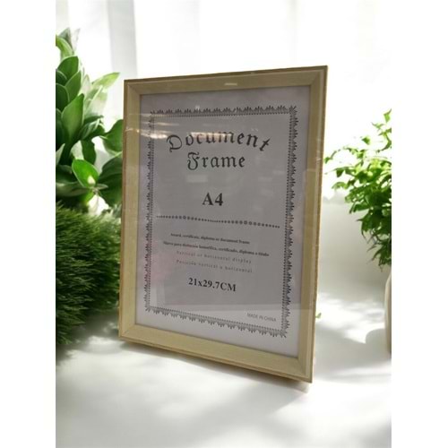 TİRAN MDF ÇERÇEVE 21*29,7 CM CM TİRAN-406 *36