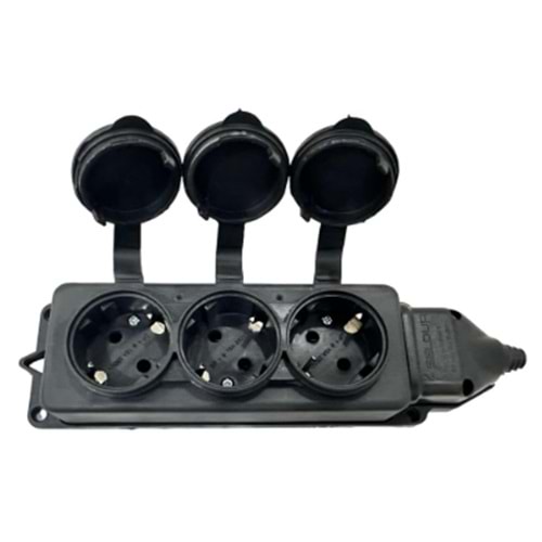 SELDUR ÜÇLÜ KAUÇUK GRUP PRİZ SL-G-115