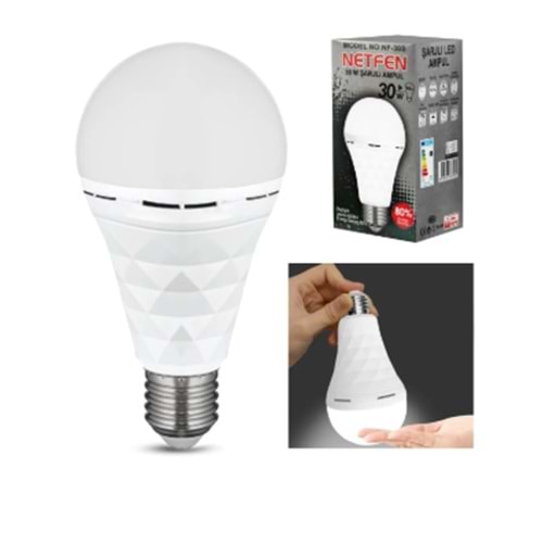 NETFEN 30 WATT ŞARJLI AMPUL NF-305 *5