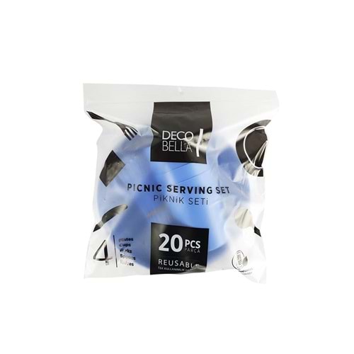 DECO BELLA PİKNİK SETİ 20 PRÇ 81143