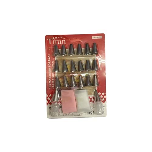 TİRAN KREMA SIKMA TORBASI TİRAN-008 *36 *144
