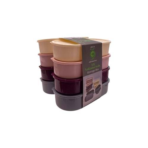 GM PLAST 8 Lİ SAKLAMA KABI GMP-570 *12