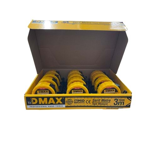 DMAX 3*16MM ŞERİT METRE DMX-4745 *12