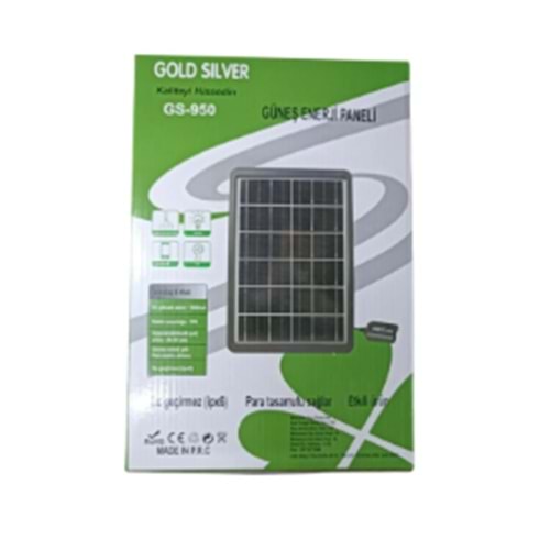 GOLD SILVER GÜNEŞ ENERJİLİ PANEL GS-940 *48
