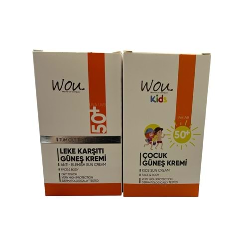 WOU GÜNEŞ KREMİ ÇEŞİT *12