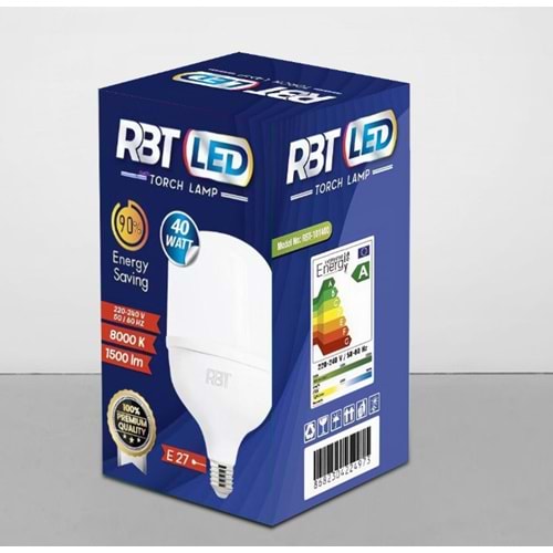 RBT LED 40 WATT TOURCH AMPUL RBT-101400 4973 *50