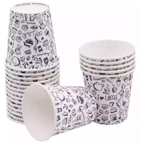 KARTON BARDAK 50 Lİ 6,5 OZ *60