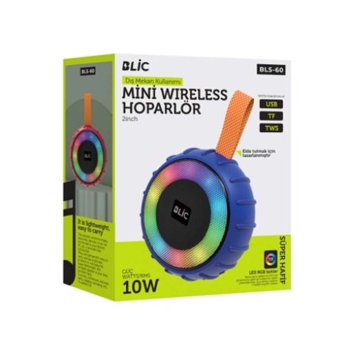 BLİC MİNİ WIRELESS HOPARLÖR BLS-60