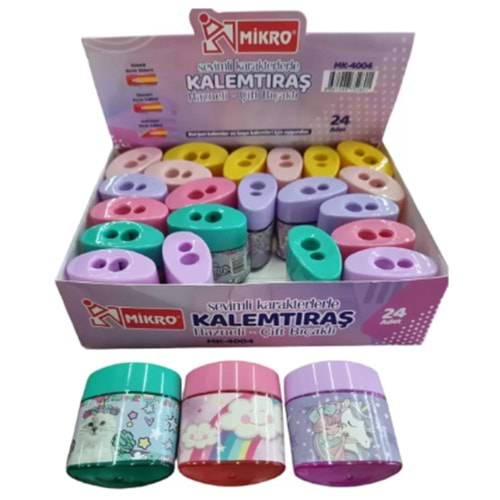MİKRO HAZNELİ KALEMTRAŞ MK-4004 *24