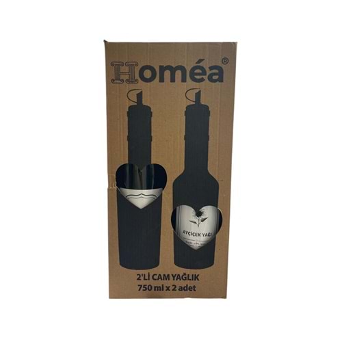 HOMEA 2 Lİ CAM YAĞLIK 0957