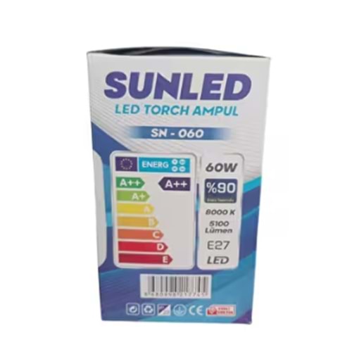 SUNLED 60 WATT TORCH AMPUL